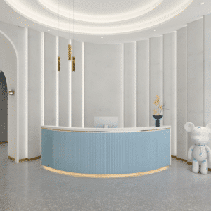Simple Modern Round Bar Cashier Table - Maoters