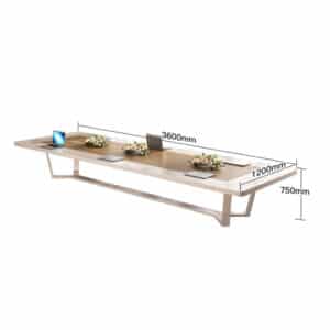 Contemporary Minimalist Office Conference Table - Maoters