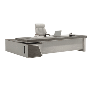 Elegant Modern Office Desk Executive Desk - Maoters - L87" x W63" x H30" Right type