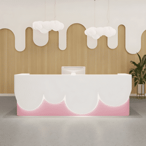 Modern Painted Reception Desk