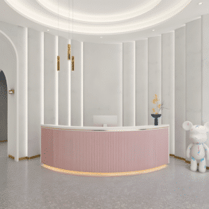 Simple Modern Round Bar Cashier Table - Maoters