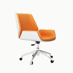 Innovative Large White Lacquered Conference Table - Maoters
