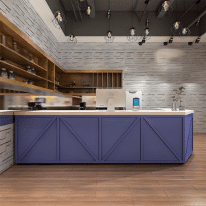 Vintage-style Bar Reception Desk