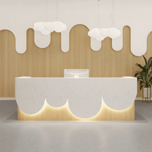 Modern Painted Reception Desk