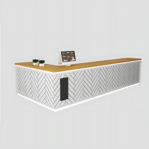 Simple Milk Tea Coffee Bar Baking Counter