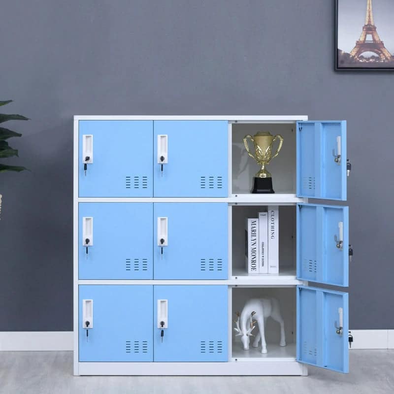 Backpack Cabinet, Employee File Cabinet, Lockable Storage Locker