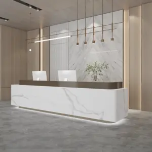 Baked Paint Reception Counter - Maoters