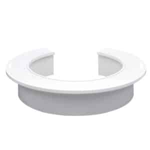 Creative Painted Round Conference Table - White - 138" in diameter