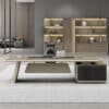 Executive Manager Desk Khaki - Large Workstation Office Desk