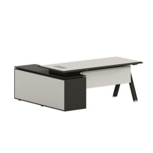 Executive Office Computer Desk - Modern and Stylish - L63" x W63" x H30" Desk