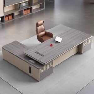 Corner boss desk - Maoters - L102" x W71" x H30”