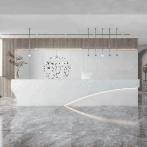 Modern & Simple Company Front Desk - Maoters
