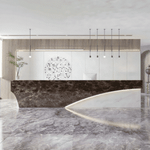 Modern & Simple Company Front Desk - Maoters