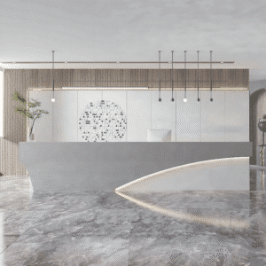 Modern & Simple Company Front Desk - Maoters