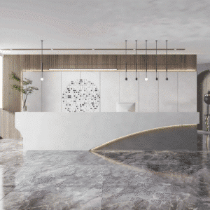 Modern & Simple Company Front Desk - Maoters