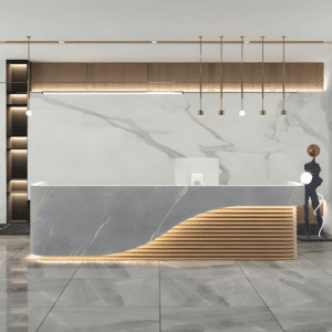 Multifunctional Storage Reception Desk