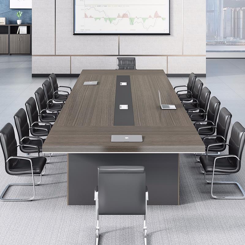 Classic Rectangular Office Desk - Ideal for Meetings