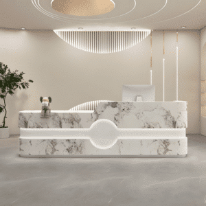 Simple Modern Creative Reception Desk