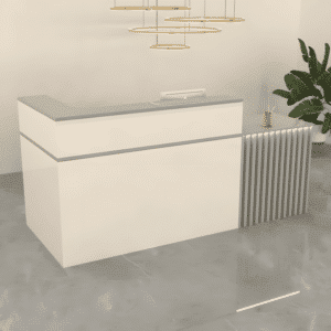 Simple Modern Lacquered Corner Reception Desk - Maoters