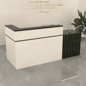 Simple Modern Lacquered Corner Reception Desk - Maoters