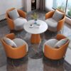 Artistic Style Leisure Reception Office Sofa Single Seat - Maoters
