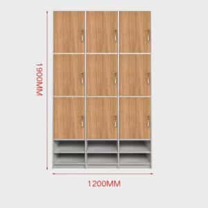 Bathroom Gym Wooden Locking Locker - Maoters