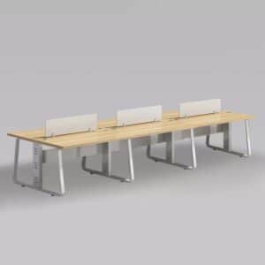 Fully Upgraded Flexible Combo Two Person Desk - Maoters - Maoters