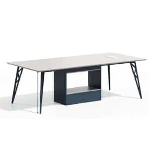 Modern Minimalist Rectangular Conference Table - Maoters
