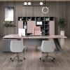 Stylish White Manager Desk - Modern - Maoters