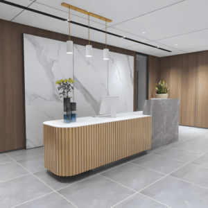 Modern Chinese Reception Desk - Salon & Office Front Counter