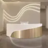 Modern Curved Reception Desk