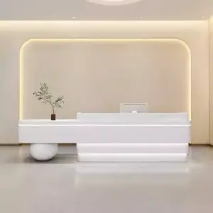 Modern Lacquer Reception Desk - Hotel & Boutique Counter