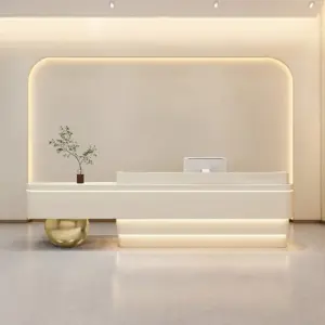 Modern Lacquer Reception Desk - Hotel & Boutique Counter