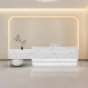 Modern Lacquer Reception Desk - Hotel & Boutique Counter