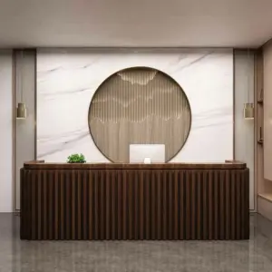 Minimalist Reception Desk - Salon & Office Counter