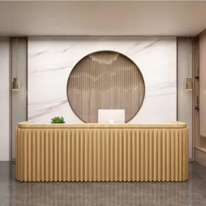 Minimalist Reception Desk - Salon & Office Counter