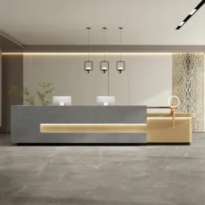 Lacquer Office Reception Desk - Hotel& Retail Counter