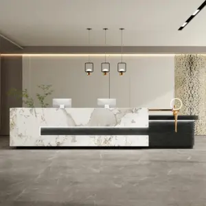 Lacquer Office Reception Desk - Hotel& Retail Counter