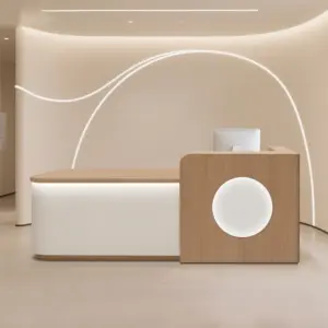 Luxury Compact Counter - Modern Boutique & Convenience Store Desk