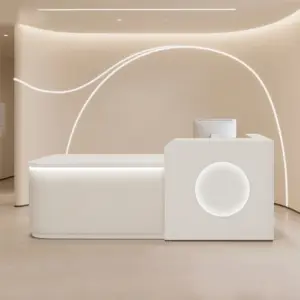 Luxury Compact Counter - Modern Boutique & Convenience Store Desk