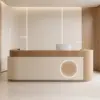 Luxury Cream Reception Desk -  Dance Studio & Boutique Counter
