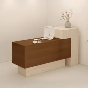 Modern Boutique Counter - Women's Store & Salon Reception Desk