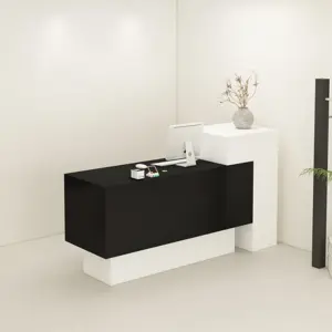 Modern Boutique Counter - Women's Store & Salon Reception Desk