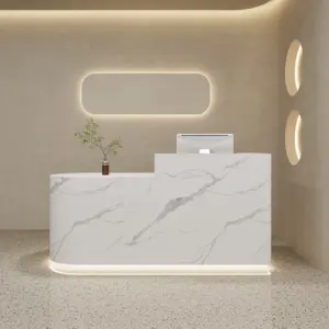 Boutique Checkout Counters - L71" x W24" x H39", lmitation marble