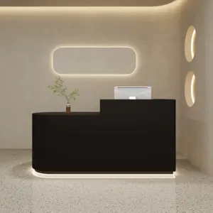 Boutique Checkout Counters - L79" x W24" x H39", Black